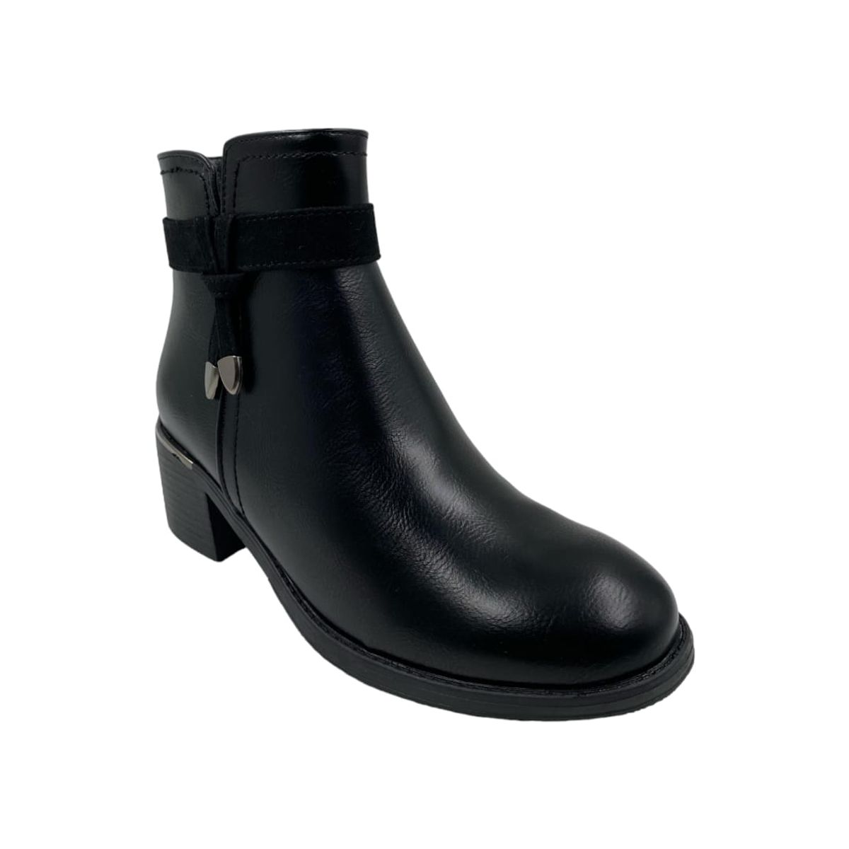 HERIEL - Botín Negro Taco Mujer