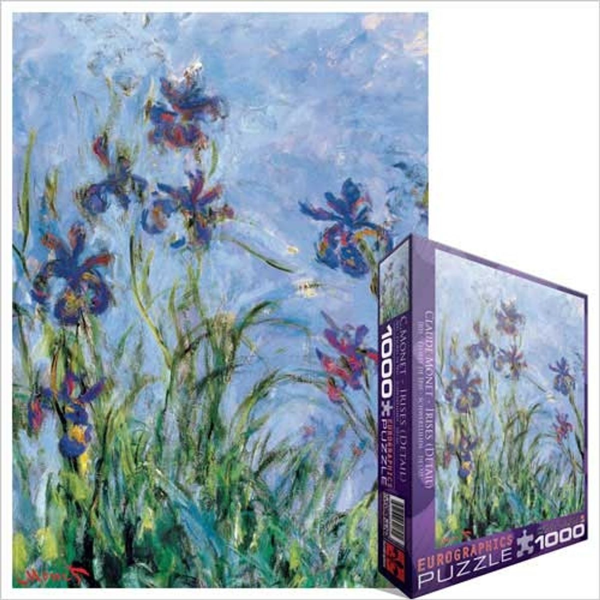 EUROGRAPHICS - EUROGRAPHICS 6000-2034 IRISES BY MONET ( DETAIL ) PUZZLE