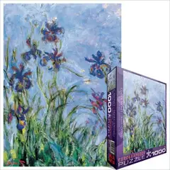 EUROGRAPHICS - 6000-2034 IRISES BY MONET ( DETAIL ) PUZZLE