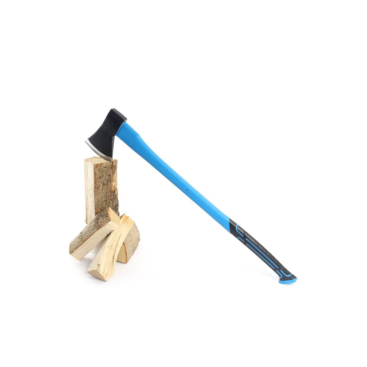 LIFU - Hacha Leñadora Profesional 1600g Mango de Fibra 85cm