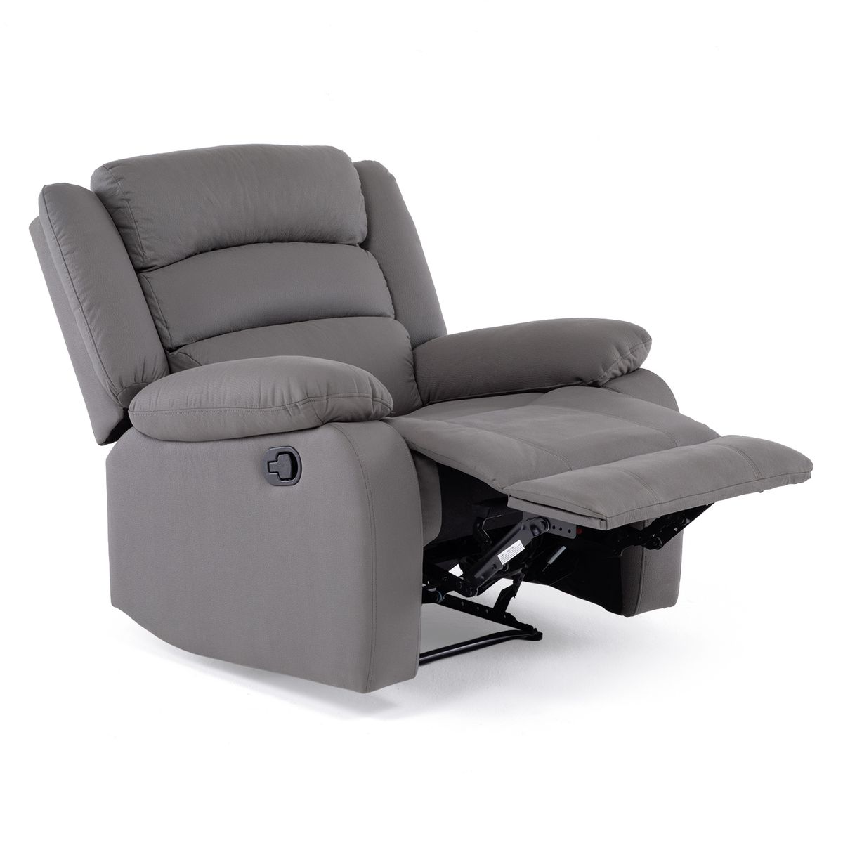 DANIELS - Berger 1 Cuerpo Reclinable Moderno Gris New Praga 8041RFFGR