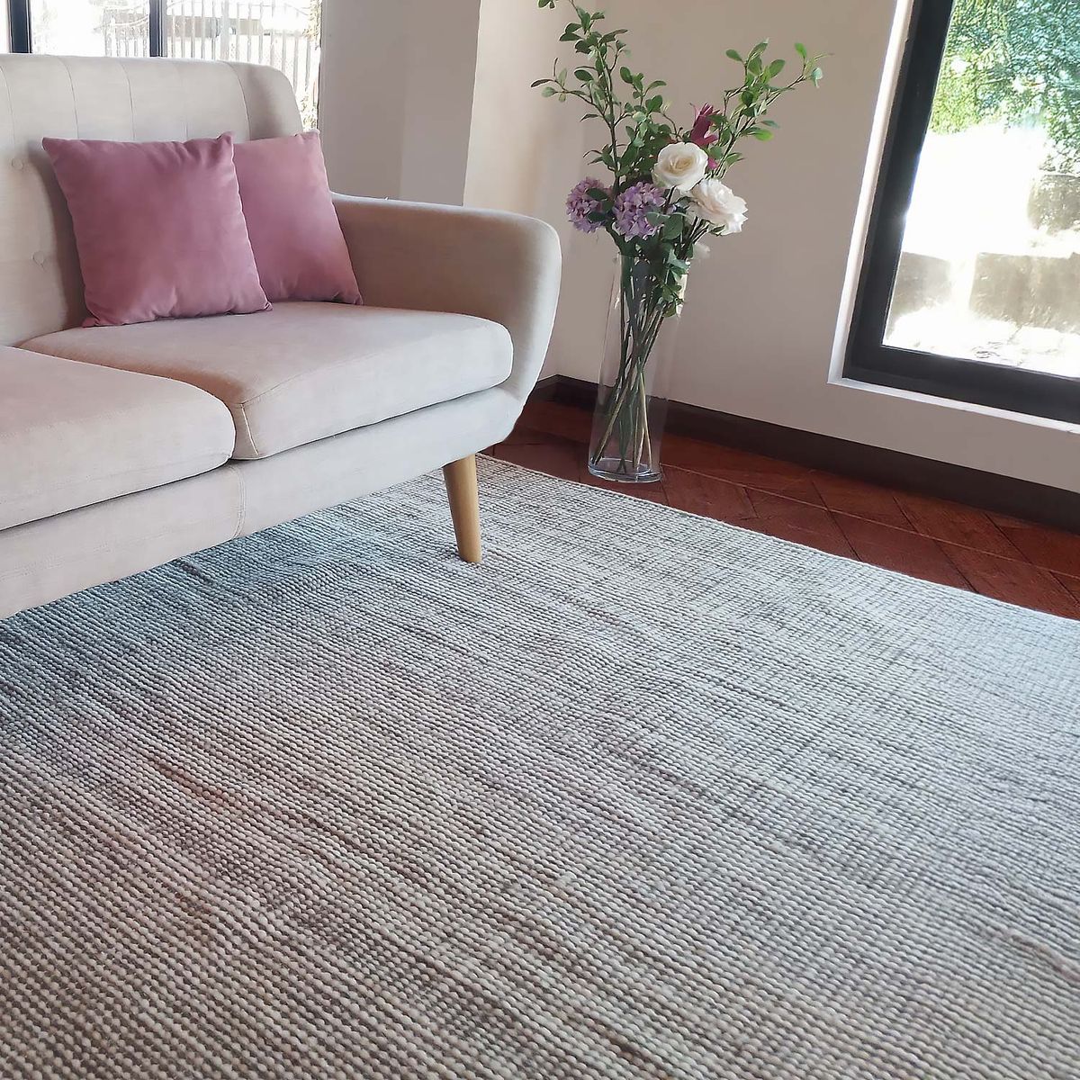 GENERICO - Alfombra Caburgua - en lana y telar 200x300 cm - Chile Native