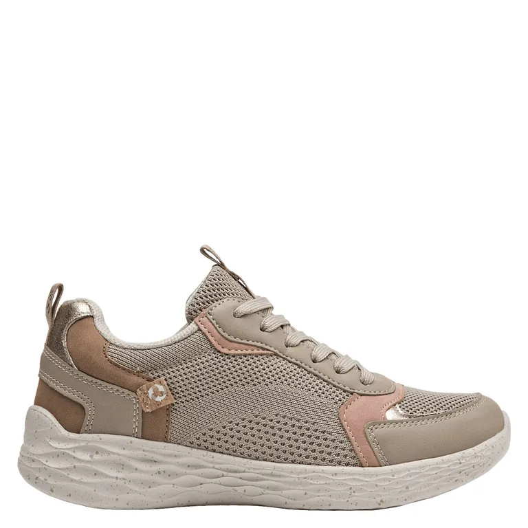 Zapatilla Casual Mujer Marrón claro