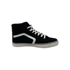 HERIEL - Zapatilla Negra Caña Hombre