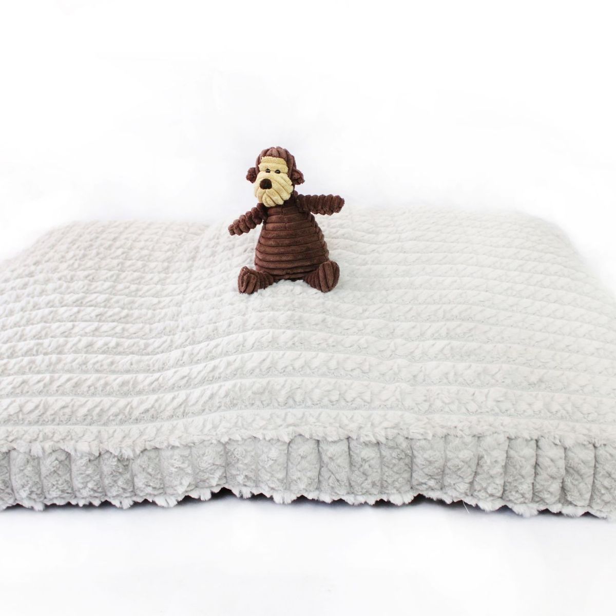 DOG REPUBLIC - Cama de Perros Grande Lavable Gris L Ghengis Animal Republic