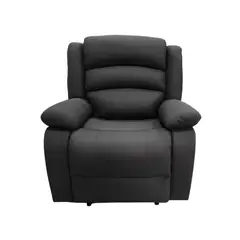 DANIELS - Berger 1 Cuerpo Reclinable Moderno Negro New Praga 8041RFFBK