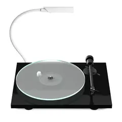 PRO JECT AUDIO - Tornamesa T1 Phono SB Pro-Ject Color Negro + UberLight Flex 3200 TL Clamp blanco