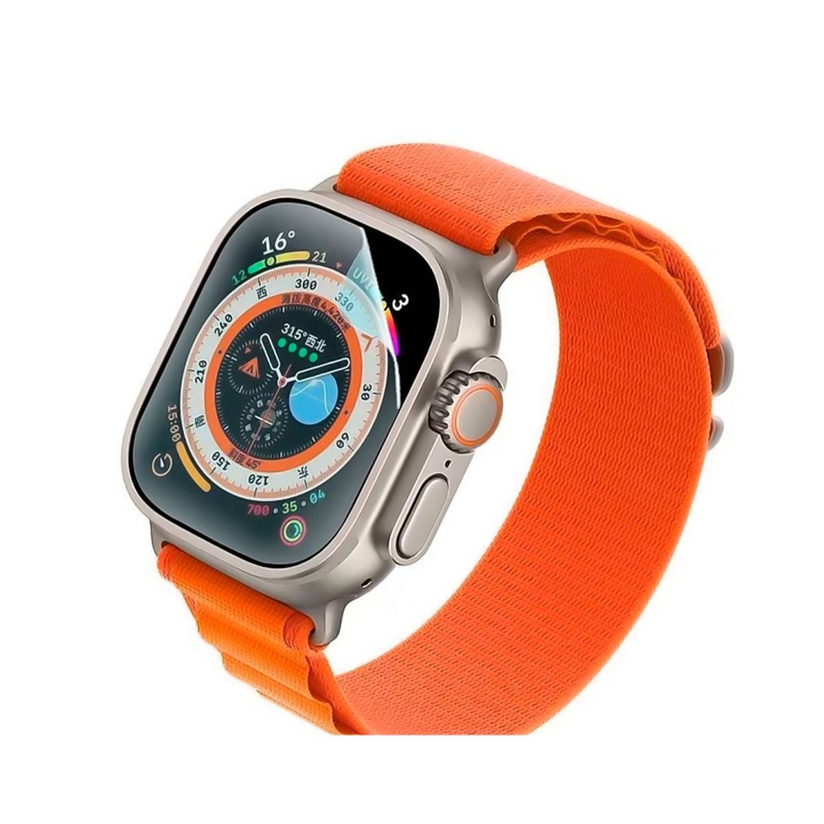 GENERICO - Lámina Mica Protectora Hidrogel Para Apple Watch Ultra 2un