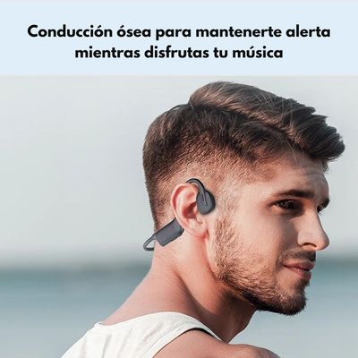Imagen 2 del producto Audifonos Deportivos Conducción Ósea IPX5 8h BE21 Negro