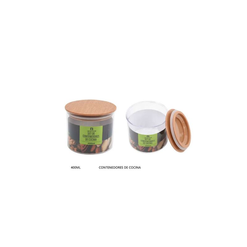 GENERICO - CONTENEDOR DE COCINA ACRILICO 400ML