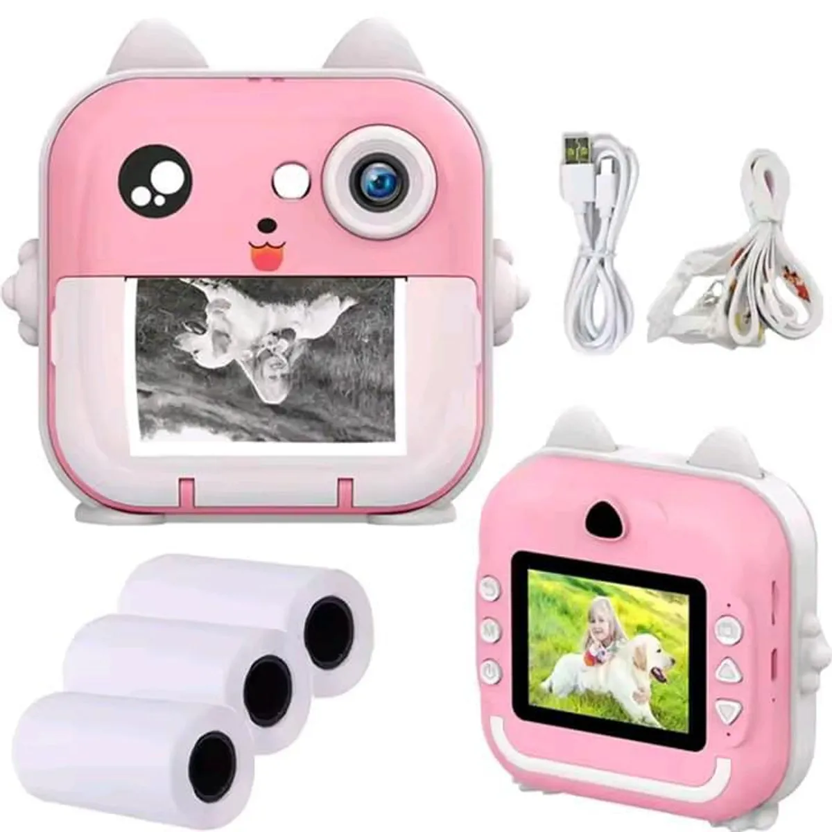 GENERICO - CAMARA DIGITAL IMPRESORA MULTIFUNCION VIDEOS FOTOS JUEGOS AL INSTANTE