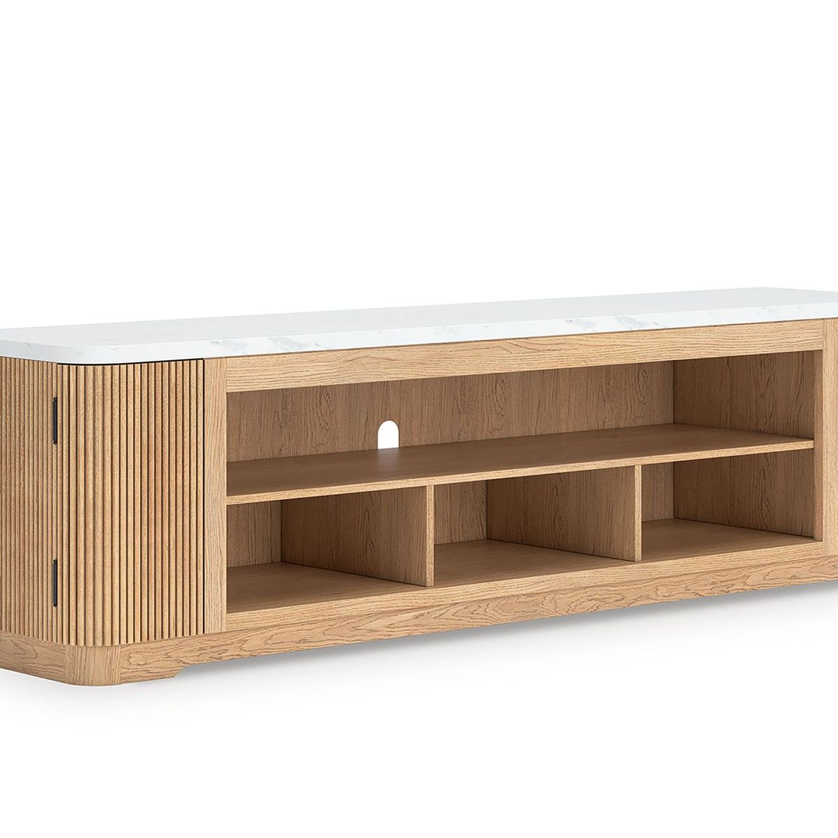 ASHLEY - Rack de TV 92 Camdill con opción de chimenea