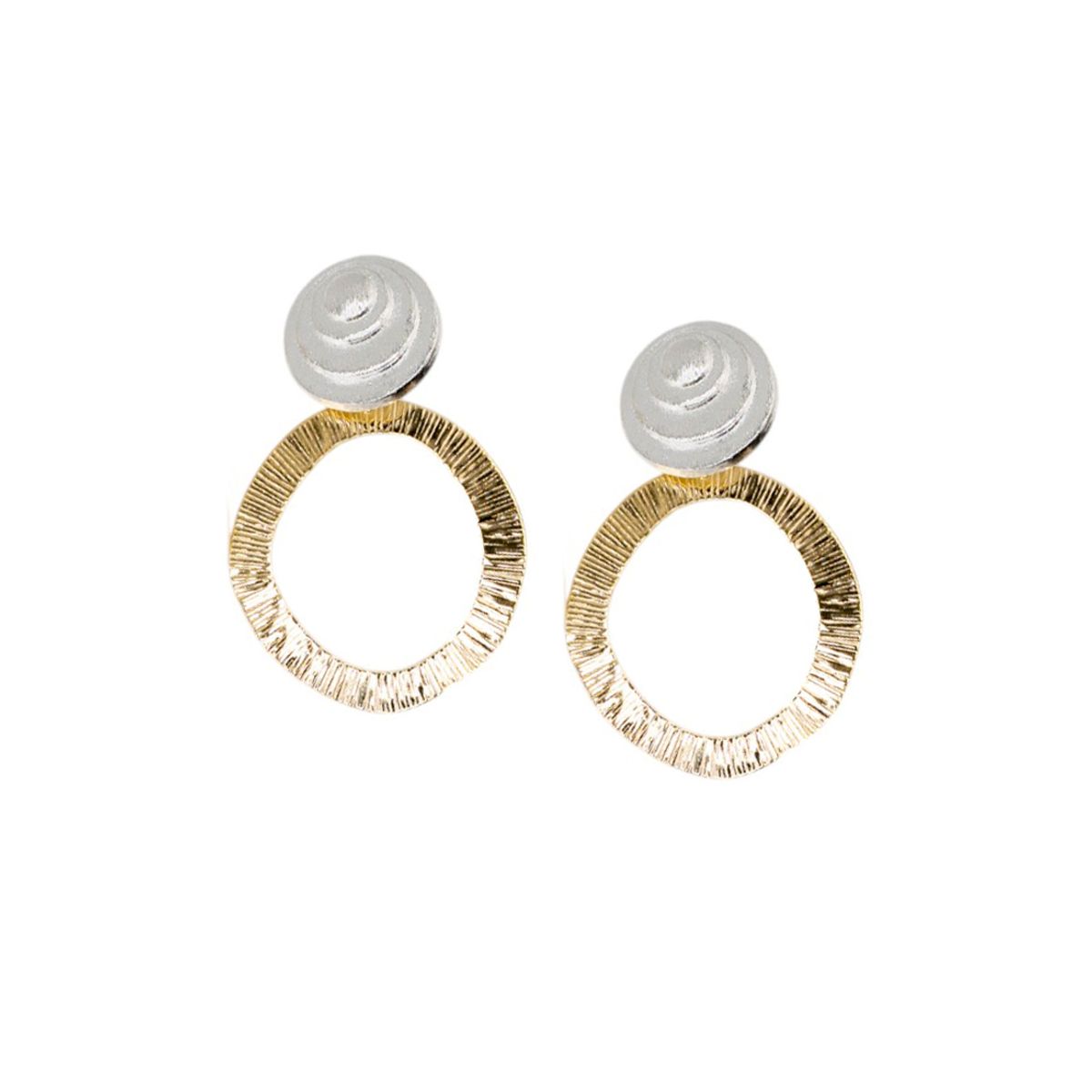 JOYAS MONTERO - Aros Monaco Gold Baño de Oro 24k