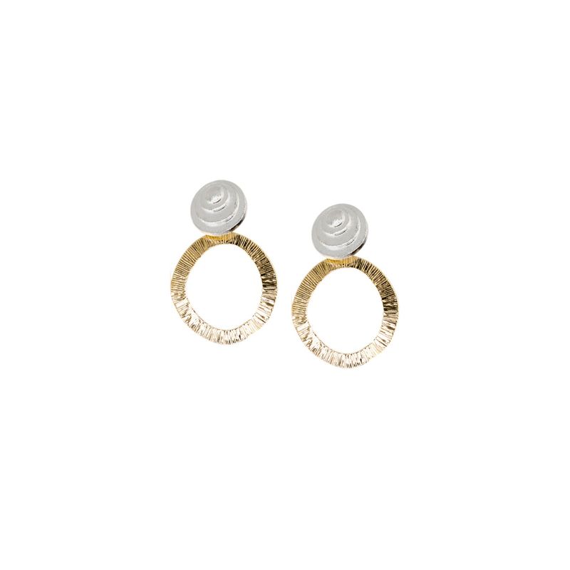 JOYAS MONTERO - Aros Monaco Gold Baño de Oro 24k