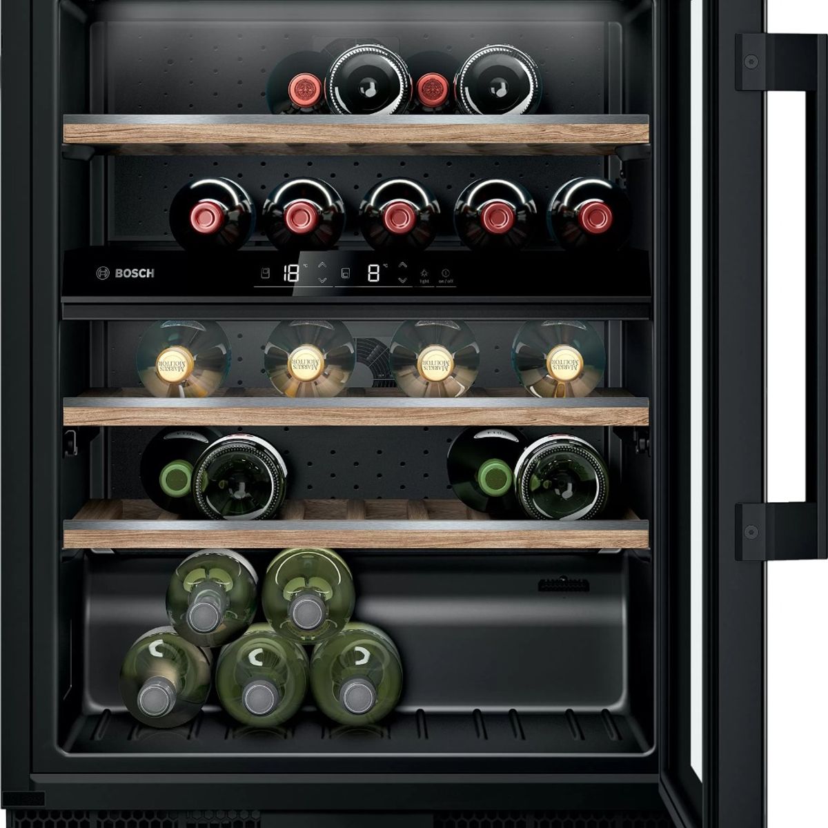 BOSCH - Cava Vinoteca Panelable Bosch 44 botellas Doble temperatura