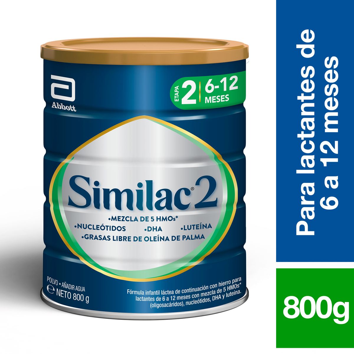 SIMILAC - Similac 2 5hmo 800 gramos