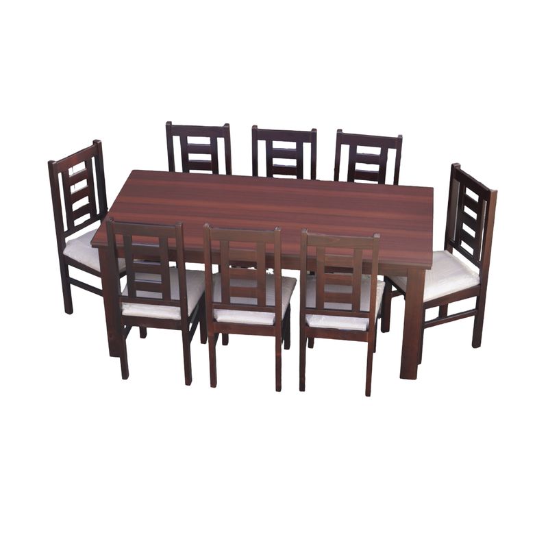 LAS ARAUCARIAS - Juego de Comedor Praga 8 Sillas Mesa Rectangular
