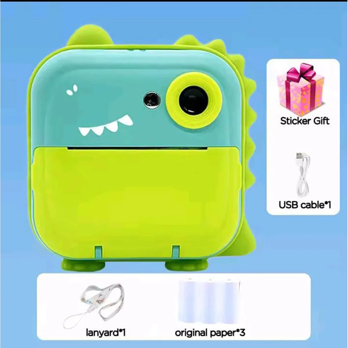 GENERICO - CAMARA DIGITAL IMPRESORA MULTIFUNCION VIDEOS FOTOS JUEGOS AL INSTANTE