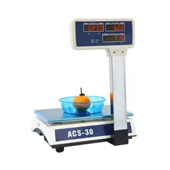 VA COMPANY & SUPPLY - Balanza Electrica 30 Kg con Visor.