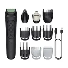PHILIPS - Multigroom MG3931/15 incluye 10 accesorios