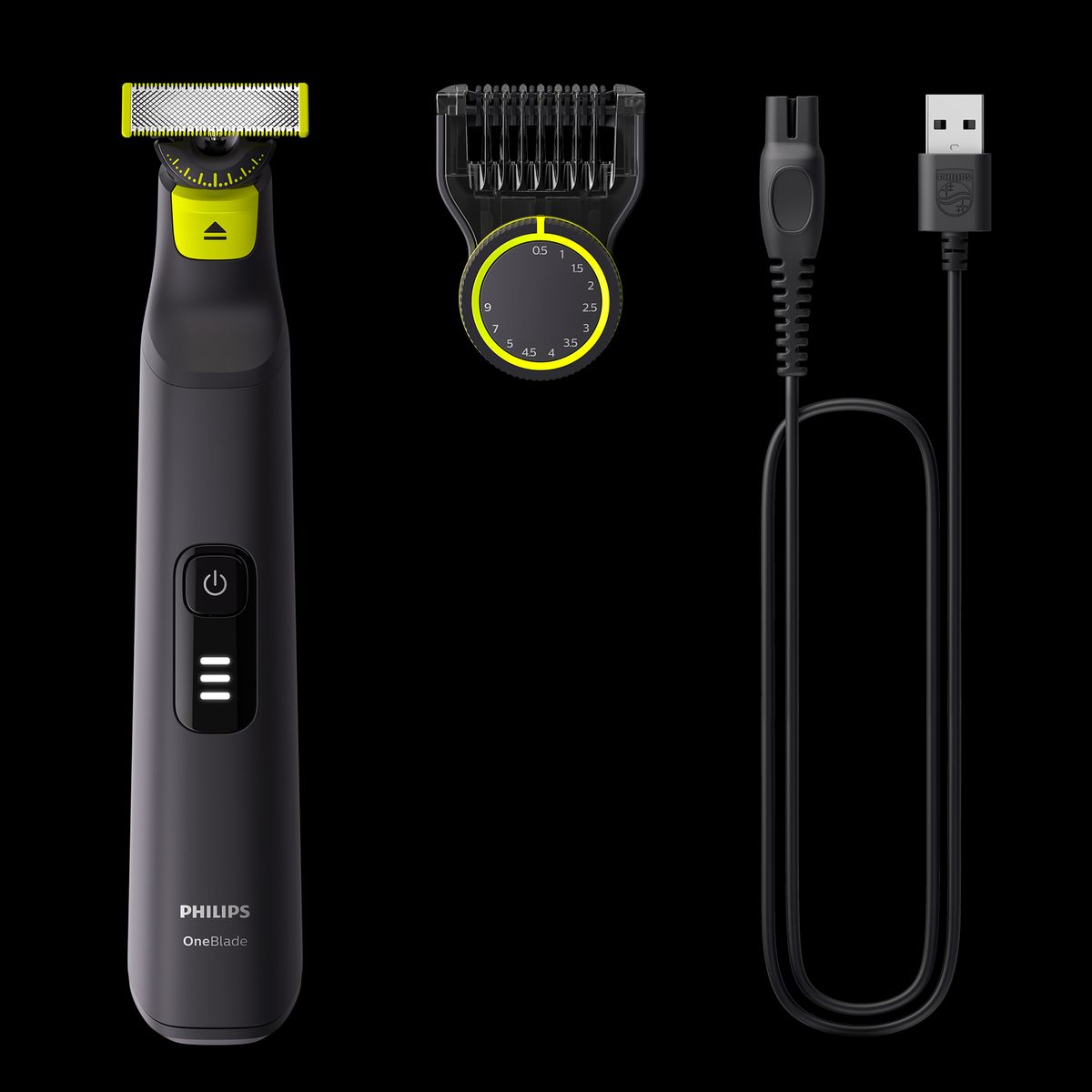 PHILIPS - Oneblade Pro Face Philips Qp653210 12 Ajustes De Longitud