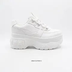 BOTELI - Zapatillas Blancas con Plataforma 6 cm 23-85