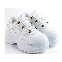 BOTELI - Zapatillas Blancas con Plataforma 6 cm