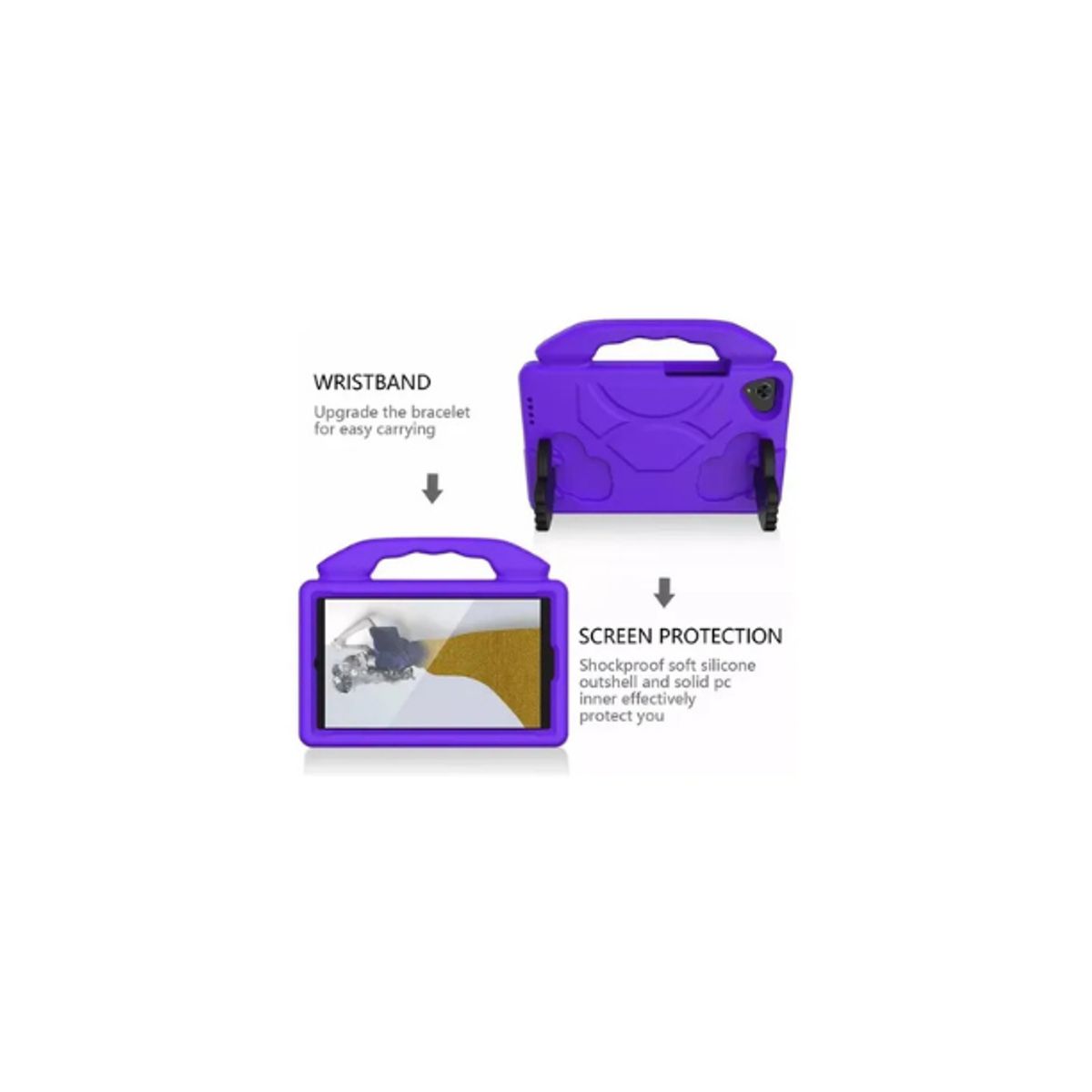 GENERICO - Funda De Goma Eva Para Samsung Galaxy Tab A9 Plus 11.