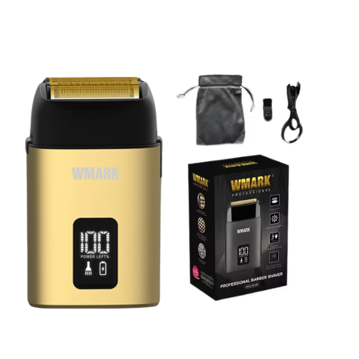 WMARK - Afeitadora Wmark Profesional  NG983 Dorado 8100 Rpm
