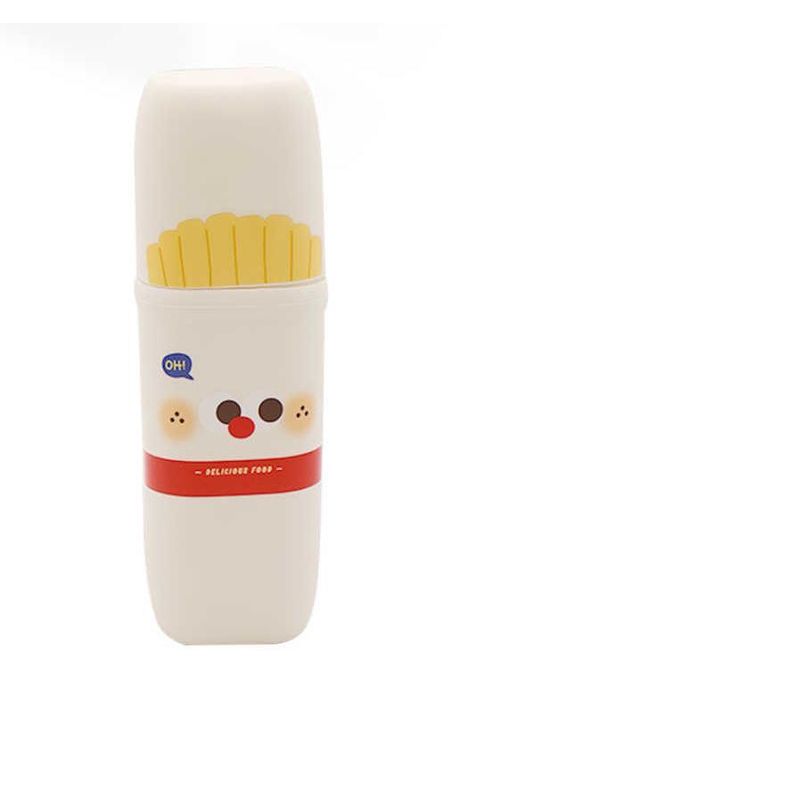 GENERICO - Pack 6 Porta Cepillo Dental Estuche.-