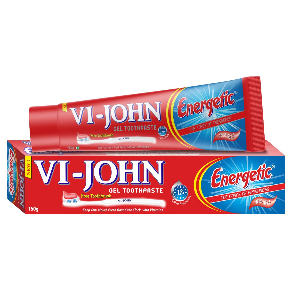 VI JOHN - Vi John Pasta Dental Energic Gel 150 gr