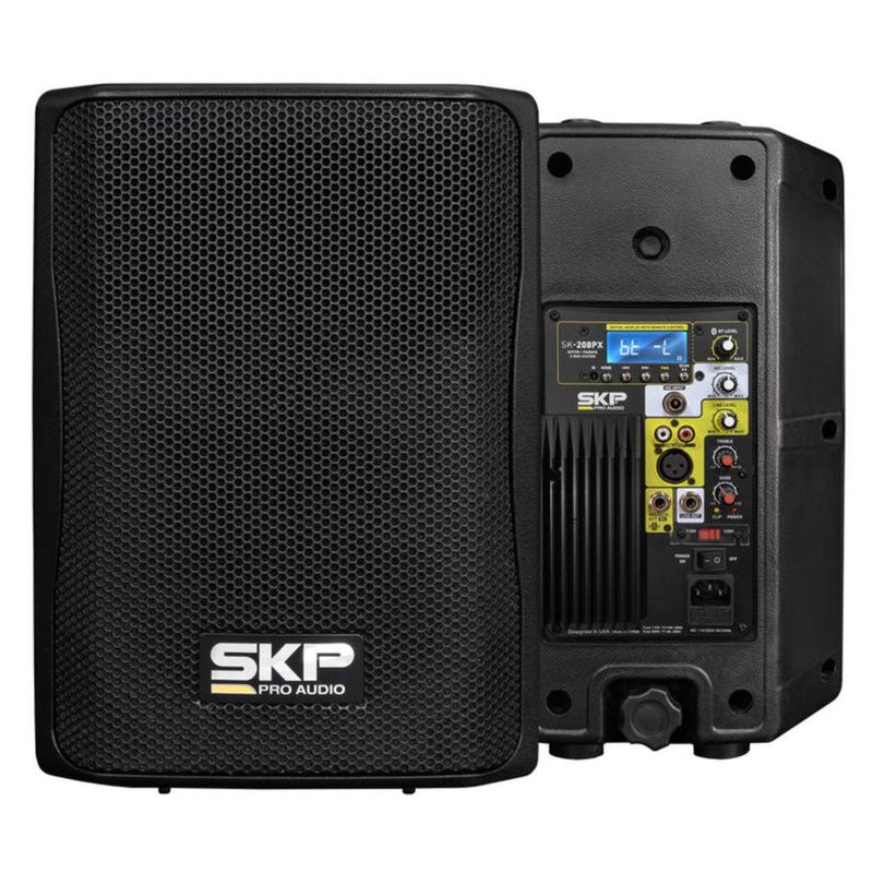 SKP - Parlante Sistema de 2 vías Activo + Pasivo amplificado SK 208PX