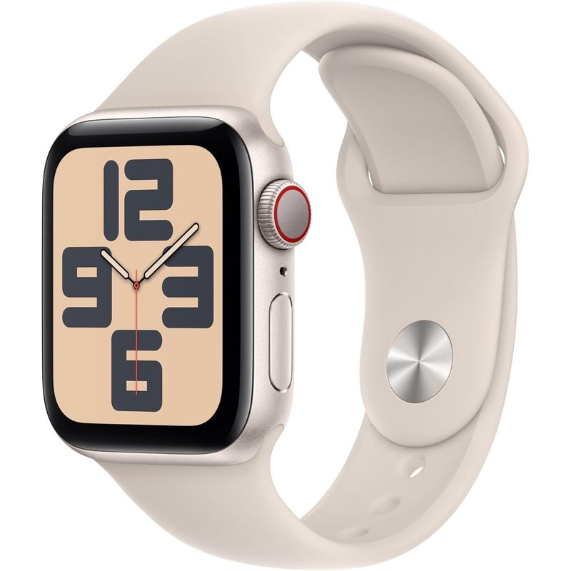 APPLE - Apple Watch SE 2024 40mm GPS Starlight Aluminio S/M