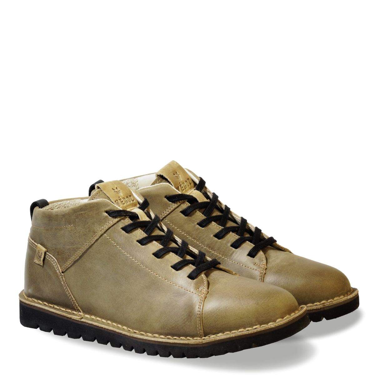 VEROZ - Zapato Hombre De Cuero Milenio Mid Verde Véroz