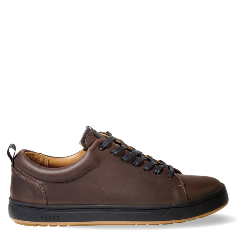 Zapatilla Hombre De Cuero Rialto Chocolate Veroz Chocolate 44
