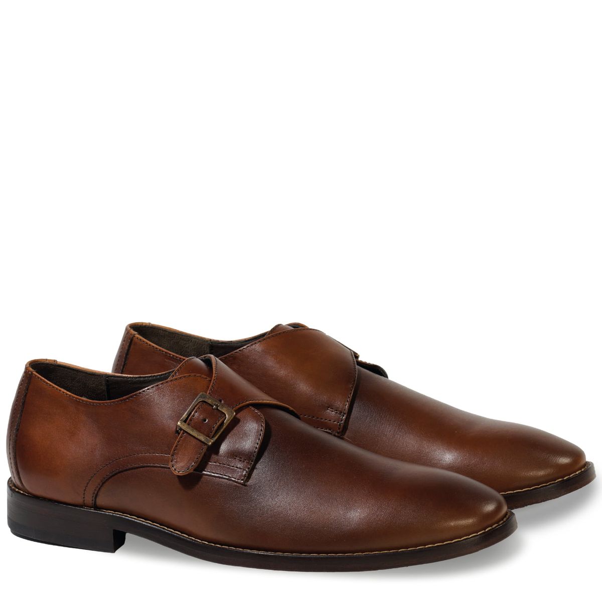 VEROZ - Zapato Hombre De Cuero Gran Belt Avellana Véroz