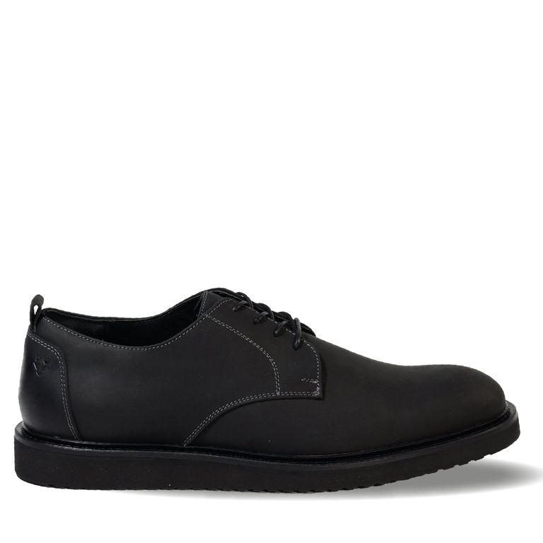 Zapato Cuero Hombre Véroz Cau Vang Light - Negro