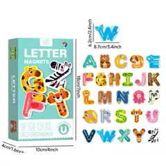 GENERICO - Letras Del Abecedario Mas Animales Con Iman