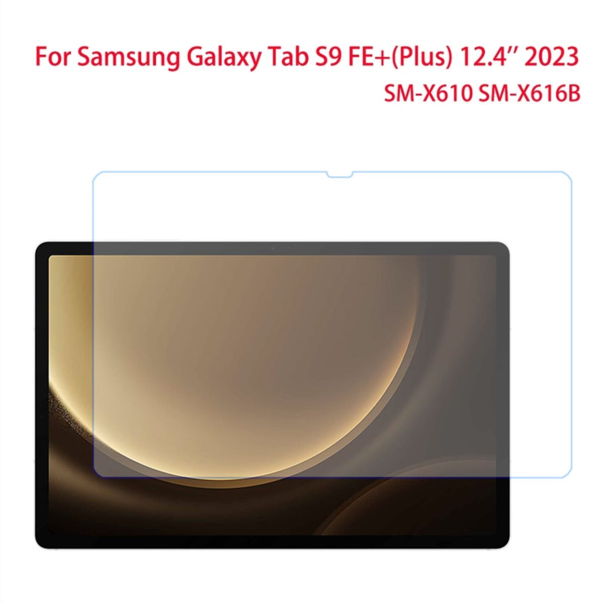 GENERICO - Lámina De Vidrio Templado Para Samsung Galaxy Tab S9 Plus  S9 FE Plus