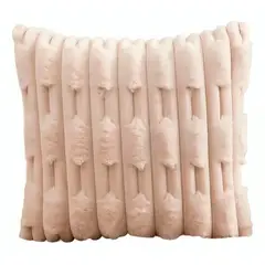 ALTERNATIVE - Funda Cojín 45x45cm Beige Con Relieve Acolchado 448