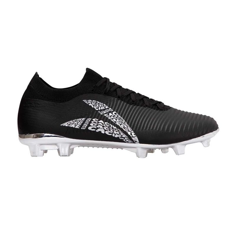 CACIQUE - Zapatillas Hombre Futbol Wings Negro-Plata Cac1ke