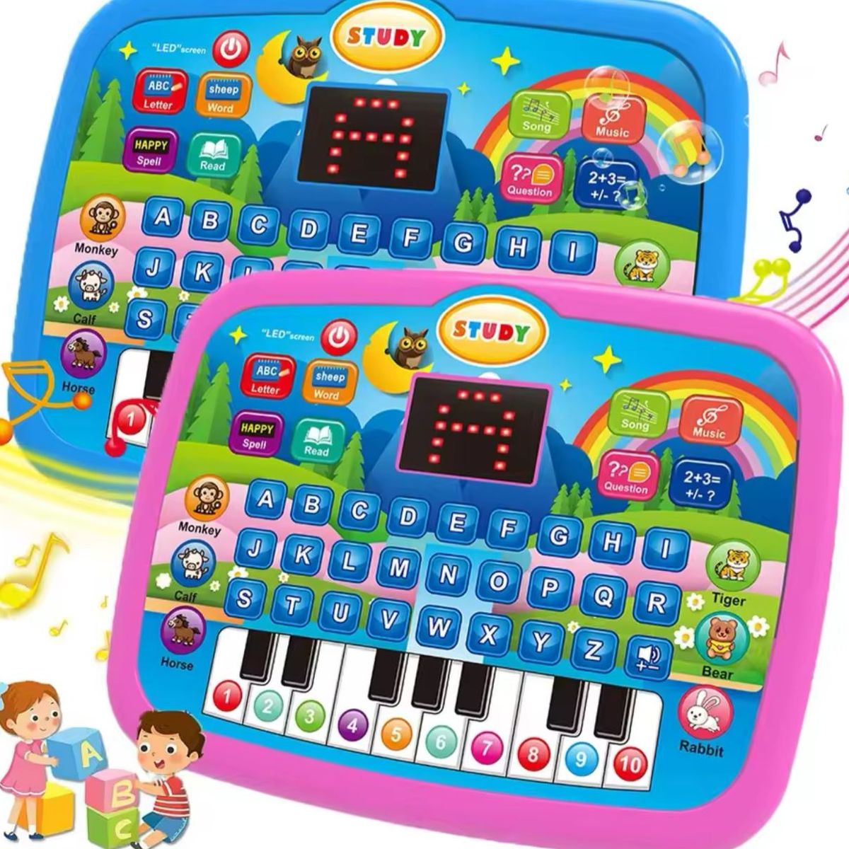 GENERICO - Mini Computadora Para Niños Juguete Educativo Interactivo