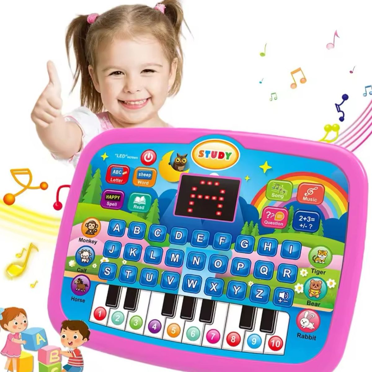 GENERICO - Mini Computadora Para Niños Juguete Educativo Interactivo