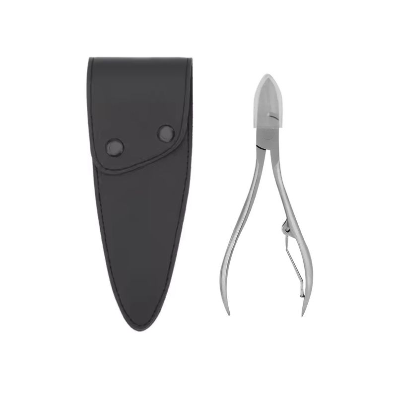 GN - Corta Cutículas Manicure De Acero Inoxidable Con Funda