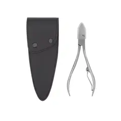 GN - Corta Cutículas Manicure De Acero Inoxidable Con Funda