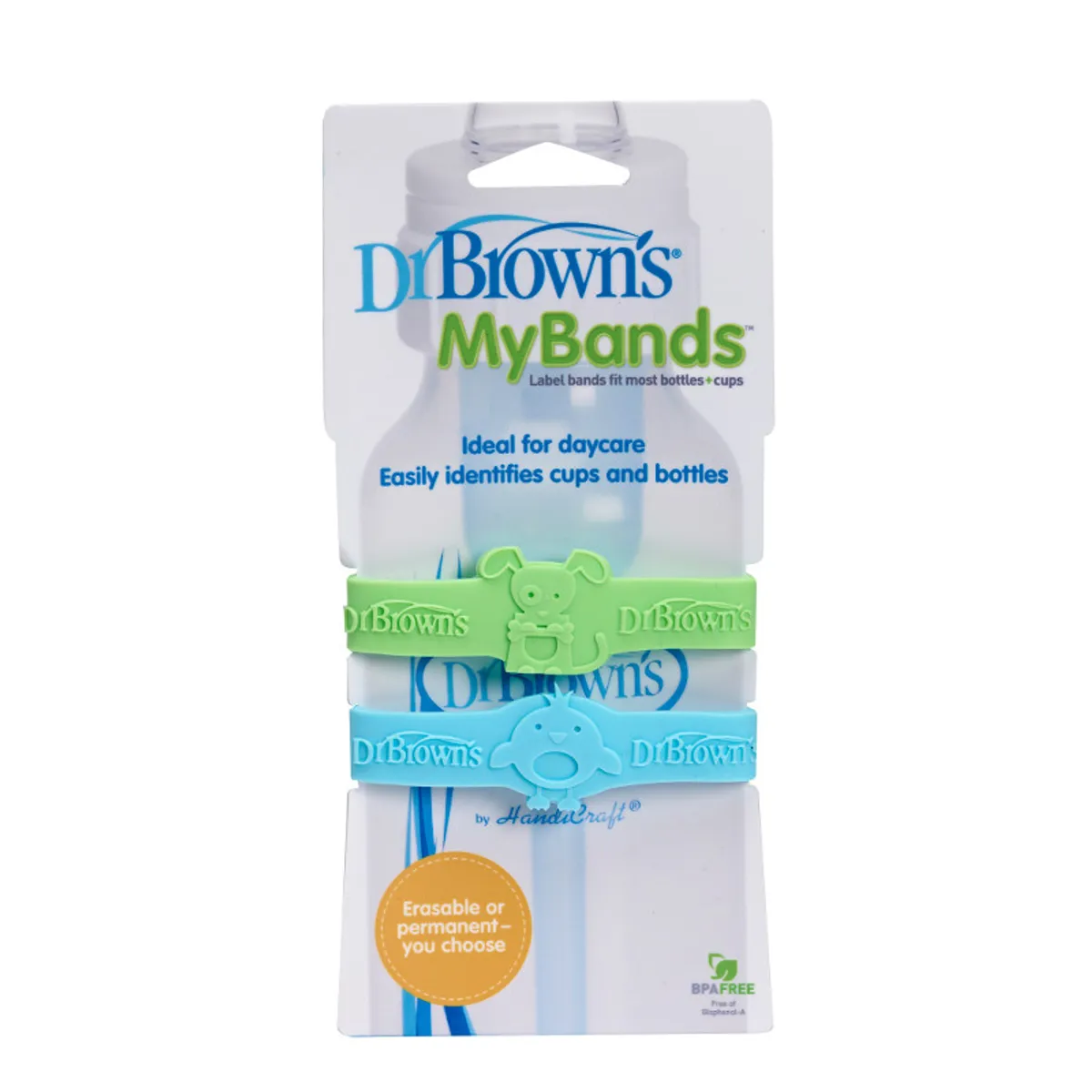 DR BROWN'S - Bandas Identificativa Para Mamadera Dr Brown´s Verde Celeste