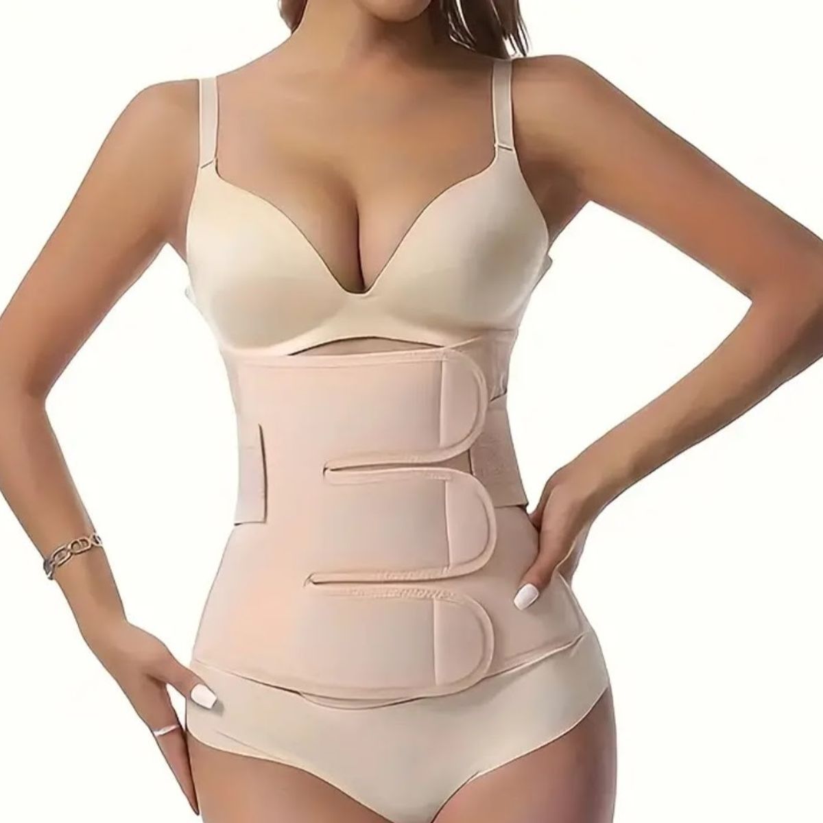 GENERICO - Faja post parto abdominal talla M beige 00150BEM
