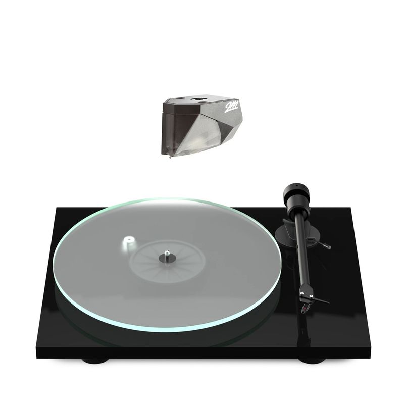 PRO JECT AUDIO - Pro-Ject - T1 Phono SB - Tornamesa Color Negro + Capsula Pick it 2M-Silver