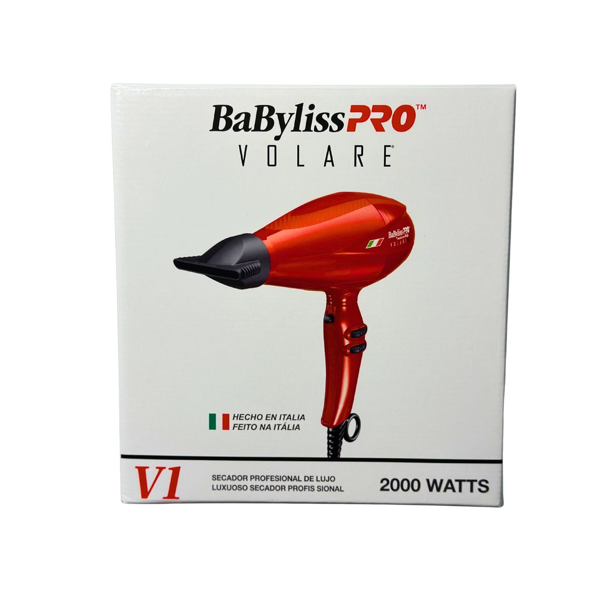 BABYLISS PRO - Secador BabylissPro Volare V1 Motor Ferrari Rojo