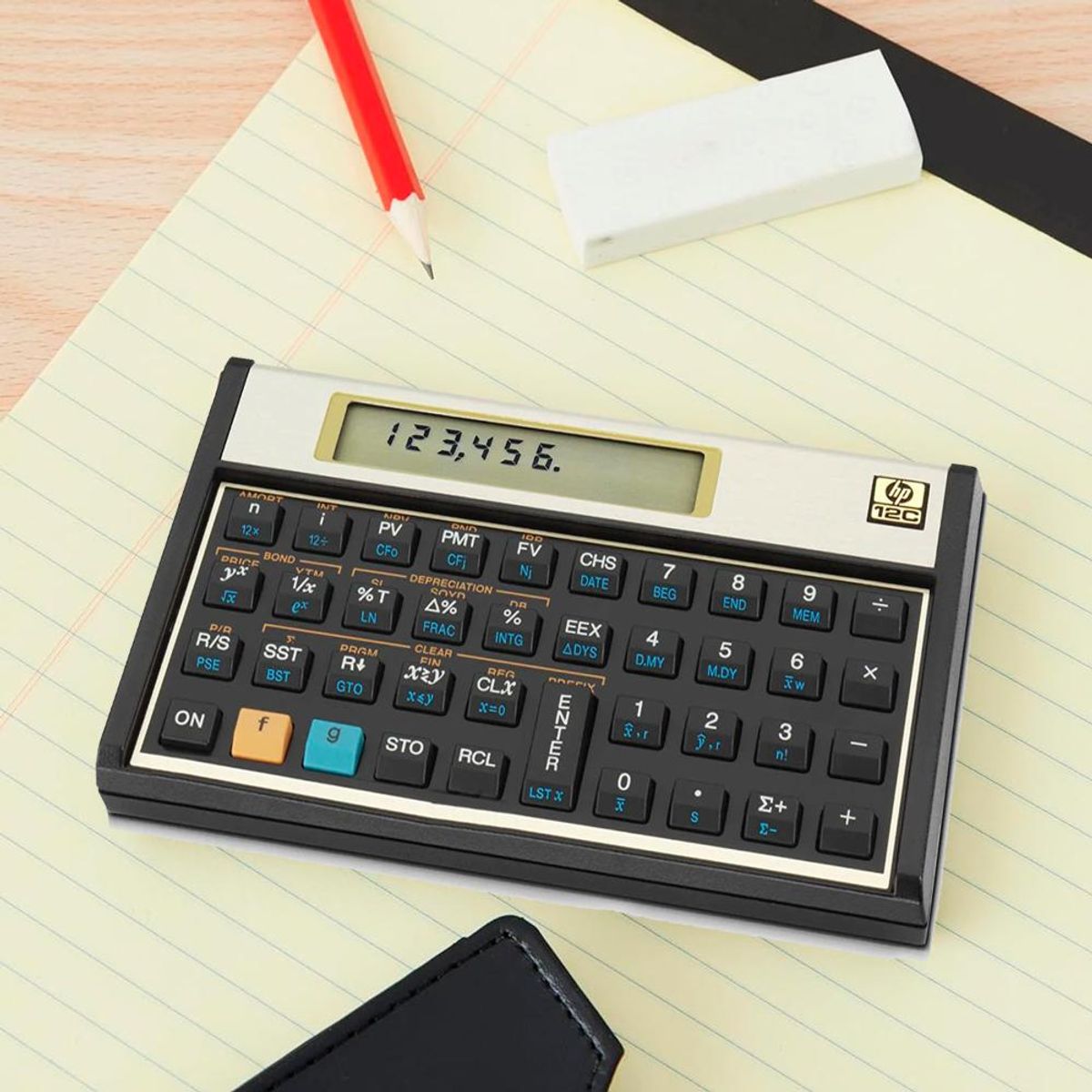 HP - Calculadora HP Financiera 12C NegroOro